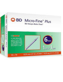 سرنگ انسولین بی دی Micro-Fine Plus حجم ۱ میلی لیتر بسته ۱۰۰ عددی